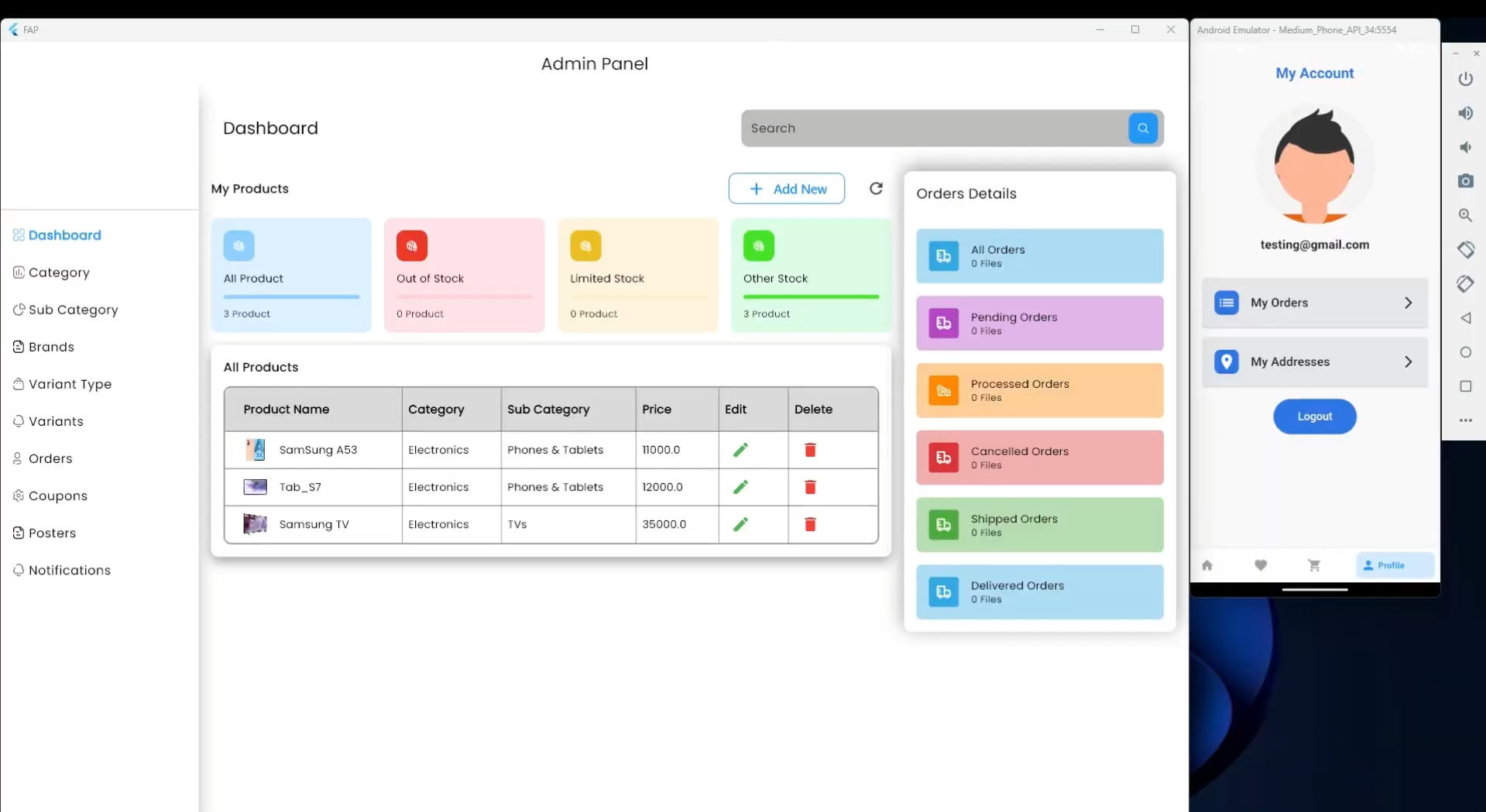 E-Commerce Platform with Admin Dashboard - 1
